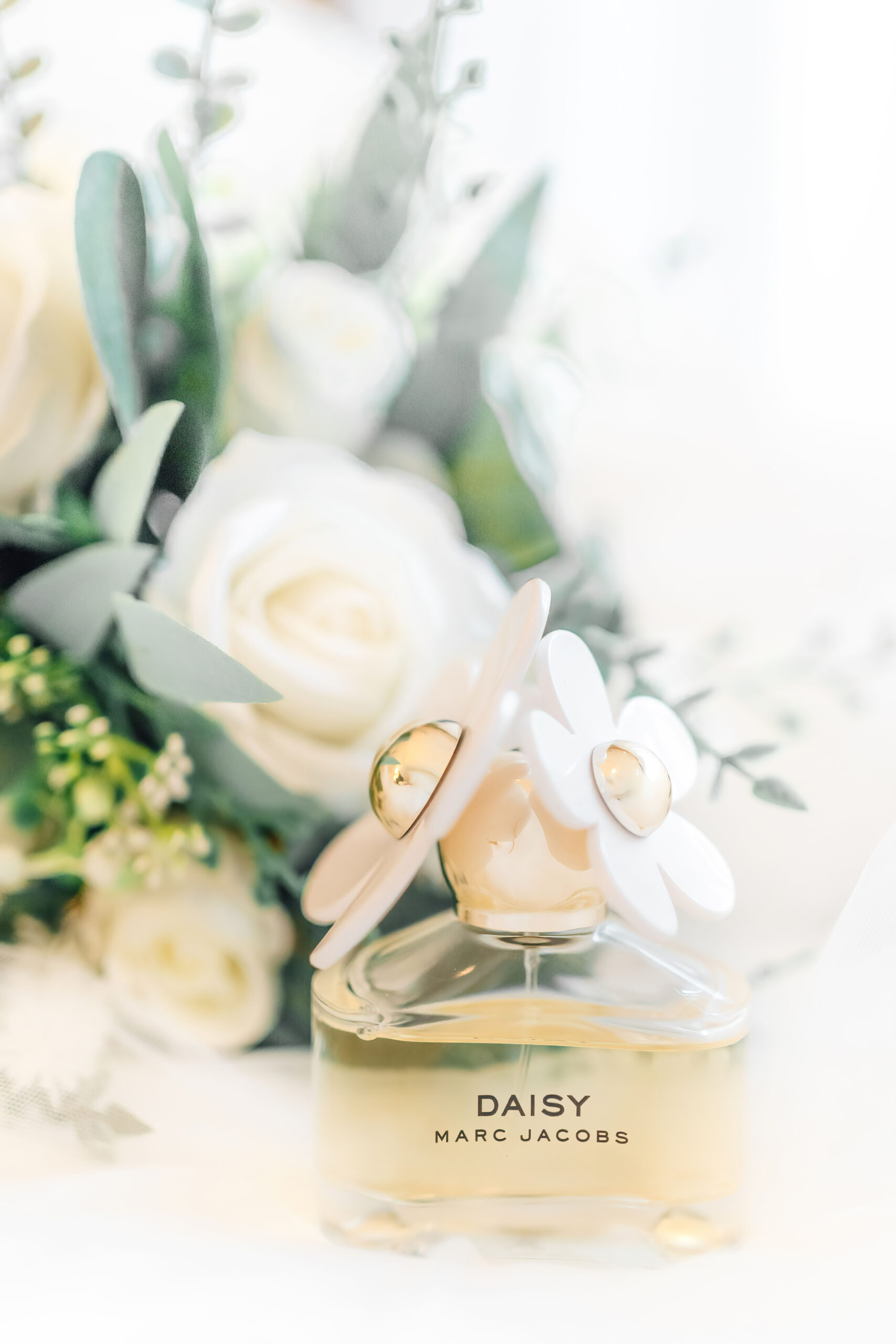 Combermere Abbey bridal prep perfume and flowers