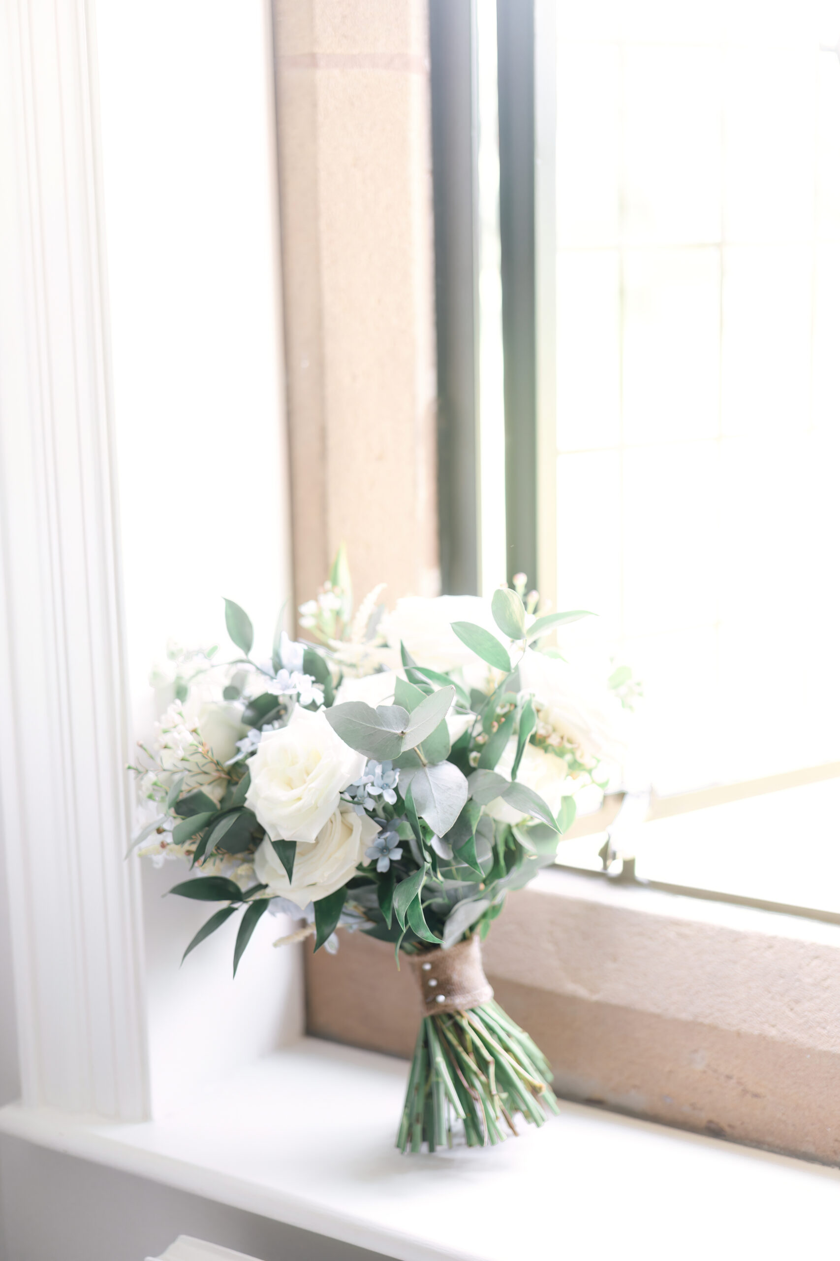 Colshaw Hall wedding flowers light & bright