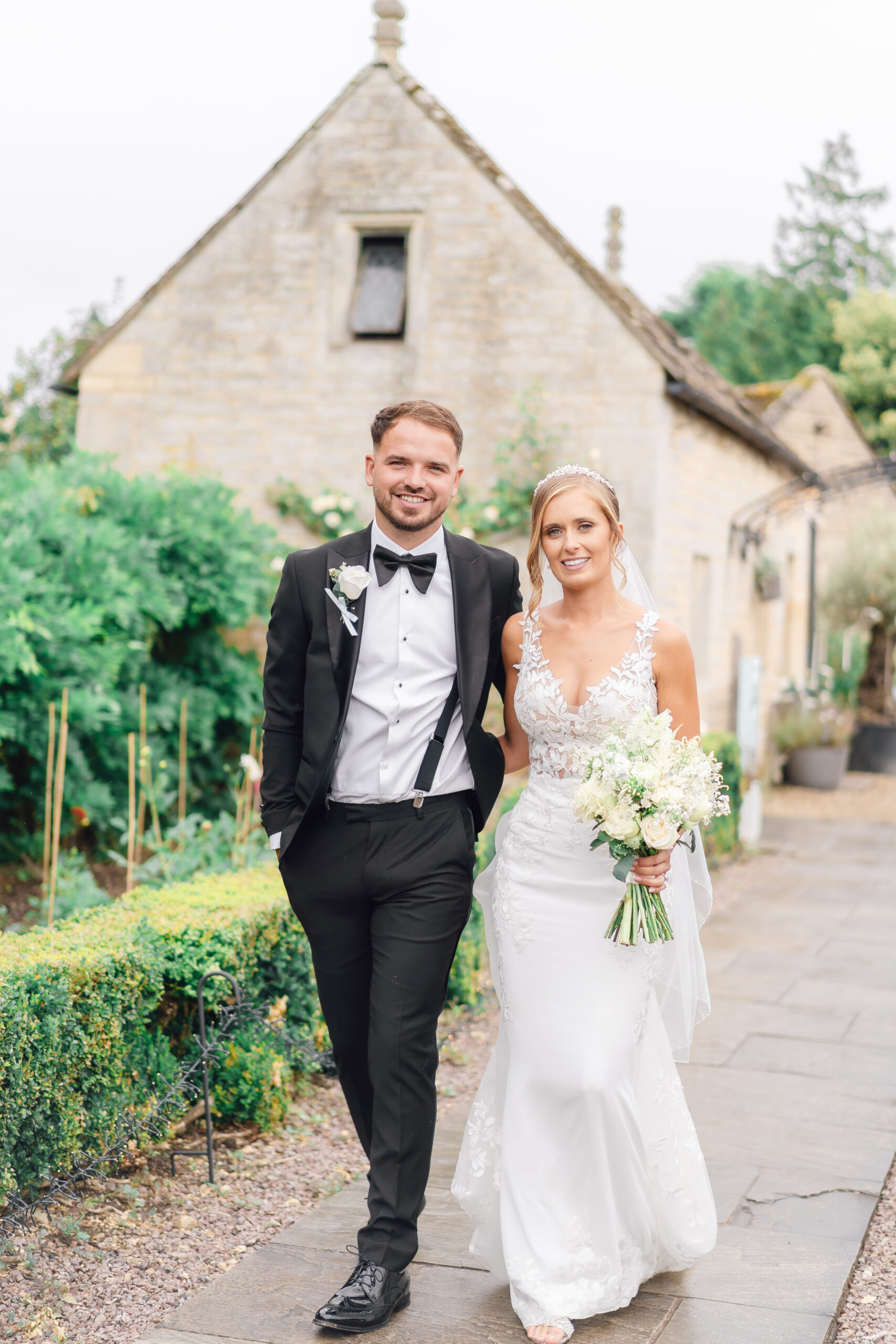 bride and groom Irnham