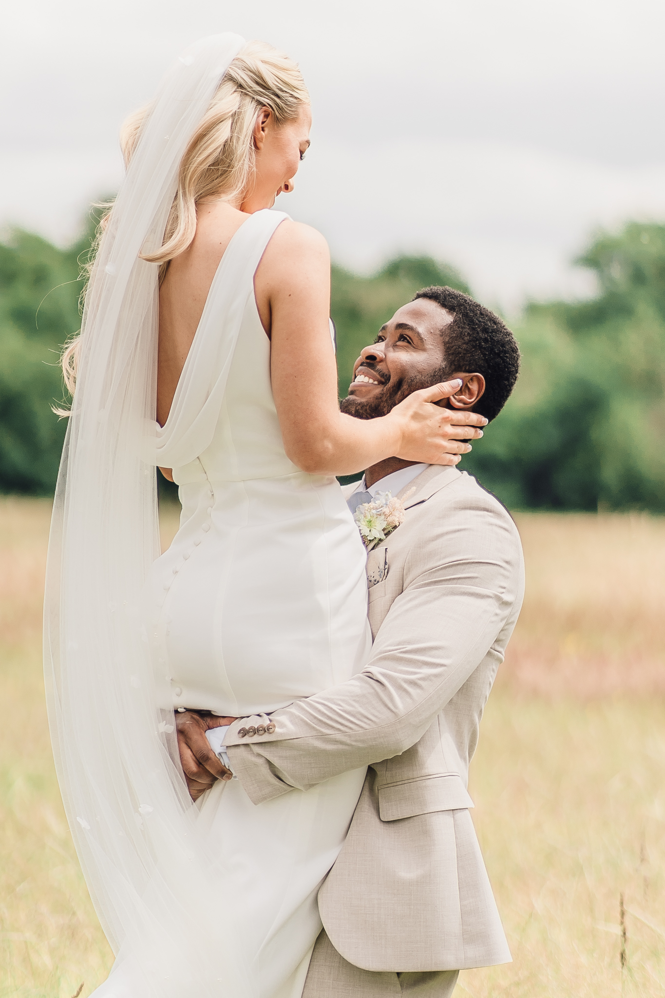 bride and groom at a cheshire wedding venue